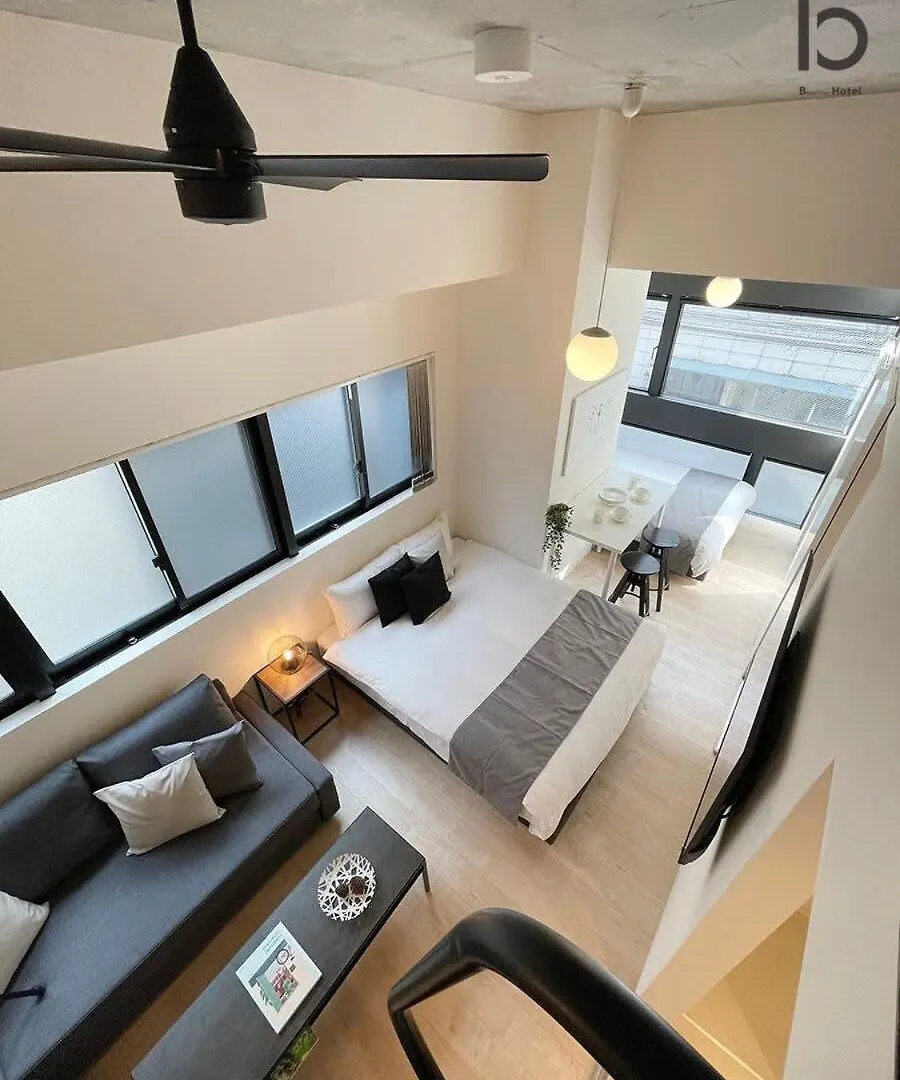 Bhotel Nekoyard - Modern Loft Studio Steps From Peace Park Hiroshima Japan